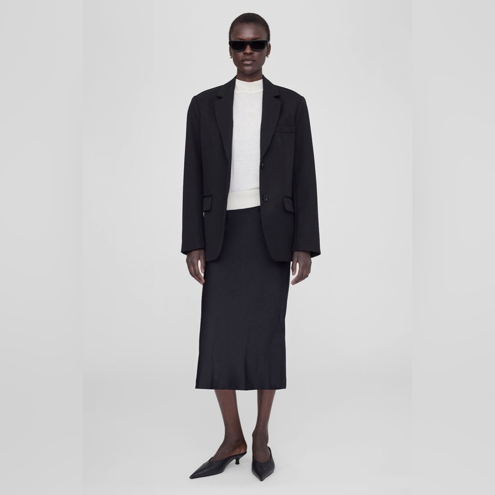 ANINE BING BAR SKIRT BLACK SZ MED